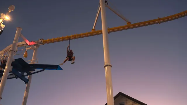 Ropes course at Pecan Lake Entertainment